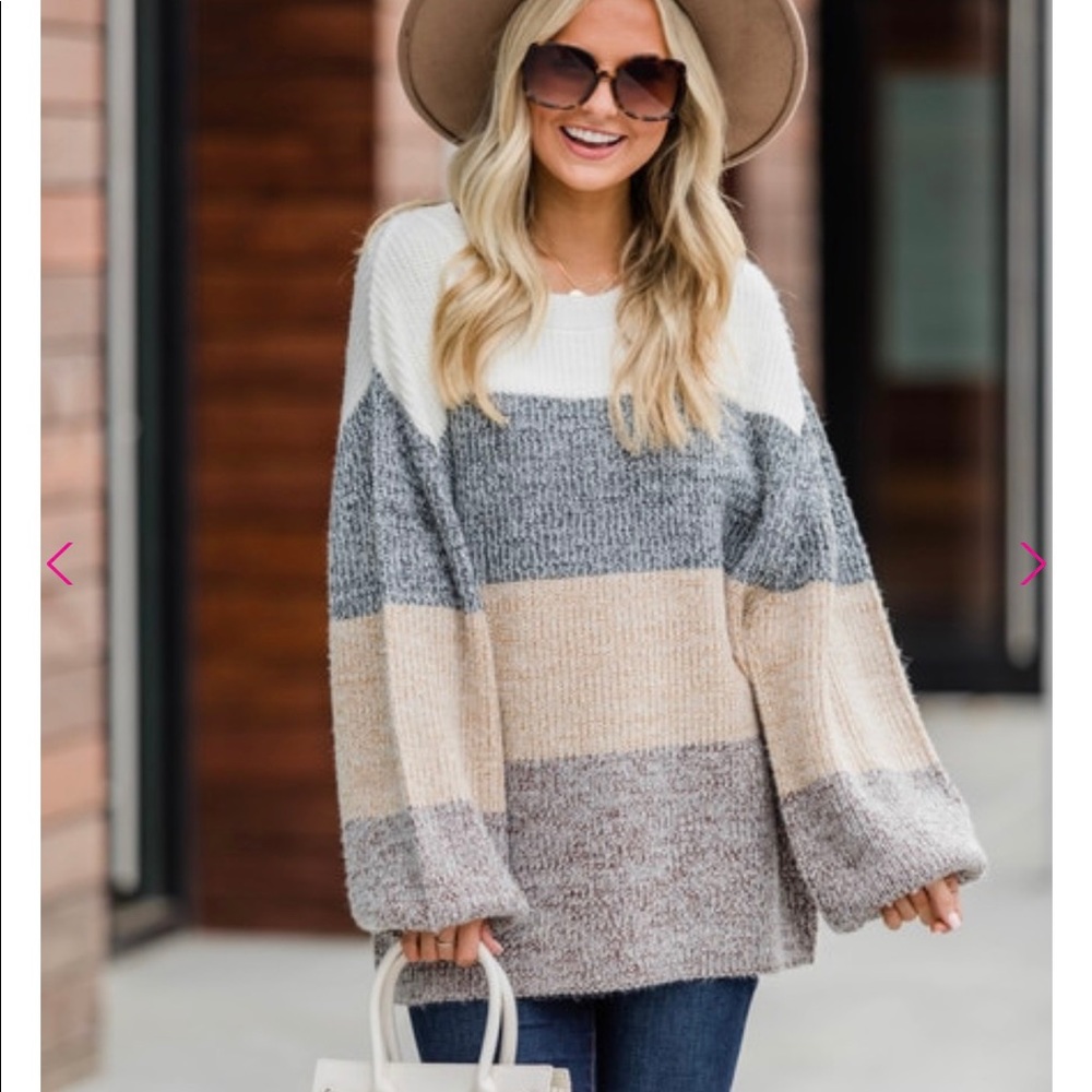 Pink Lily Sweater